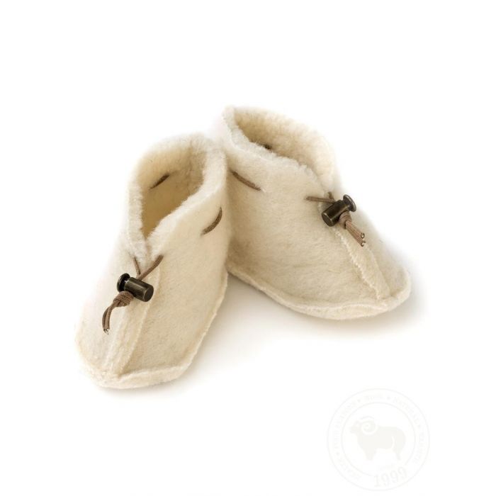 Baby Booties Emo-Slippers-Alwero-Natural-S (0-6 MONTHS)-Stardust